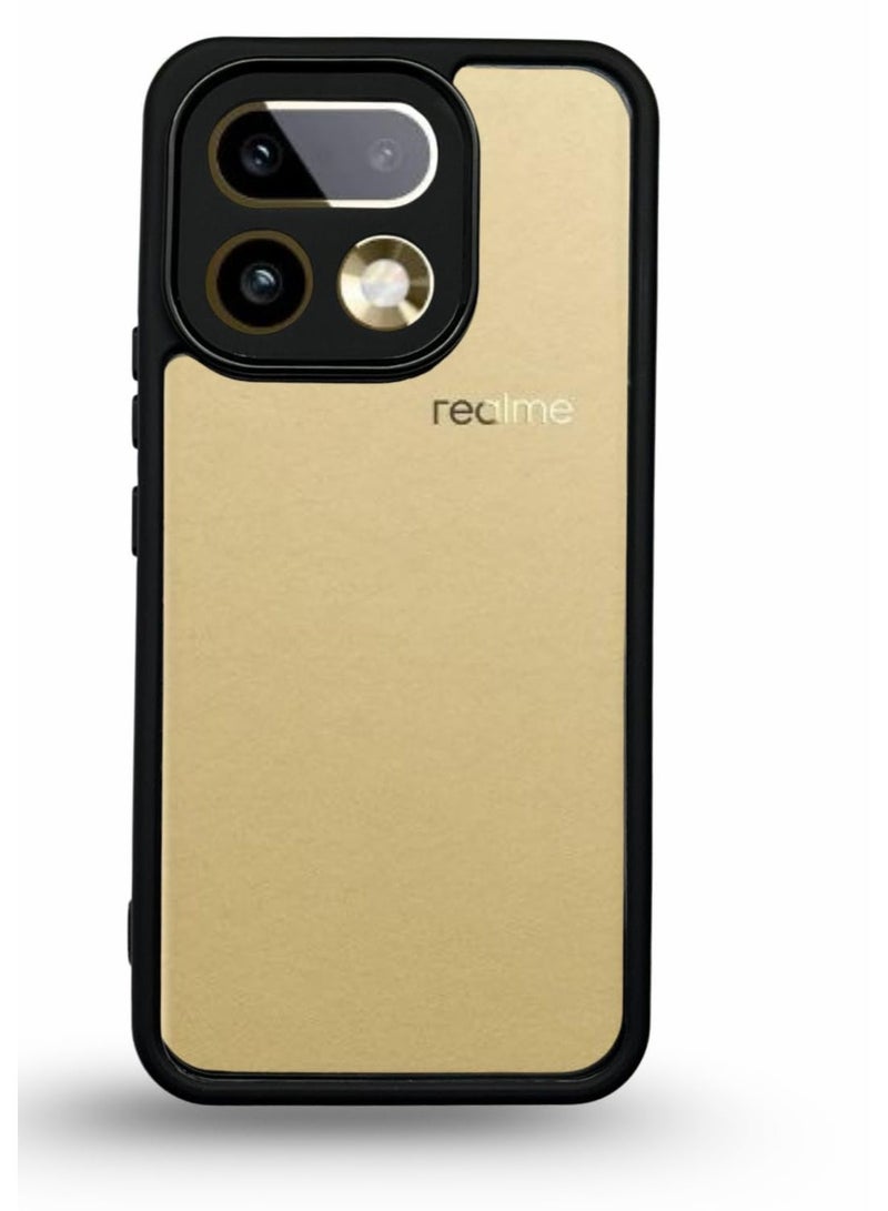 Muzz Case Back Cover for Realme 16 Pro 5G, Shockproof Transparent Hard Back with Black Bumper, 360° Protection, PC & TPU Material, Anti-Slip Grip, Camera Protection - Image 1